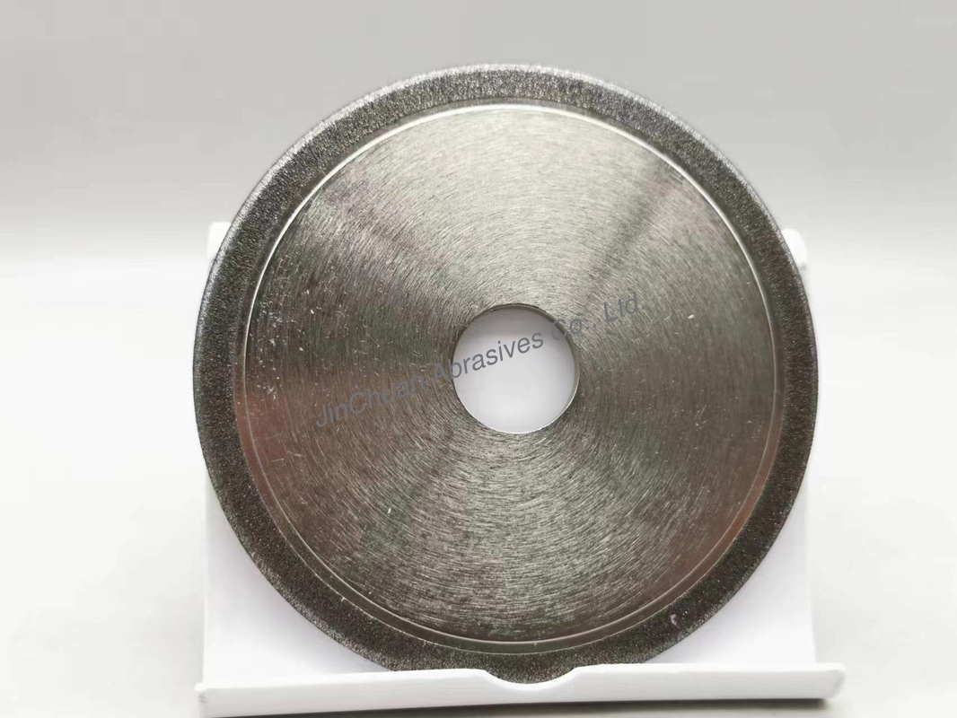 Customized Electroplated CBN Grinding Steel Wheels B126 1F1 Shape
