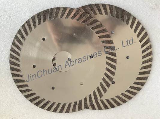 جودة  Electro Cutting Disc For Rubber Cutting Electroplated Bonded Cutting Wheel 1A1R مصنع