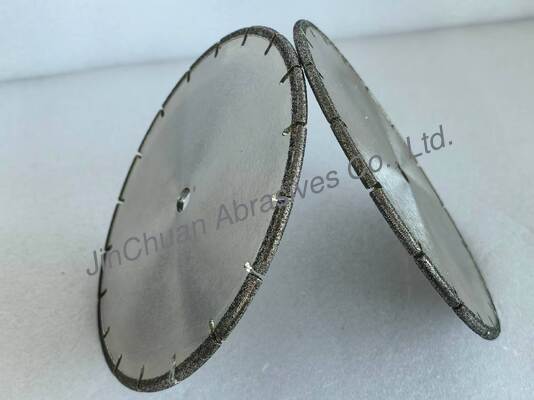 184.16mm Diameter Segmented Diamond Saw Blade With Electroplated Nickel Bond And Reinforced Steel Core For Concrete Cutting
