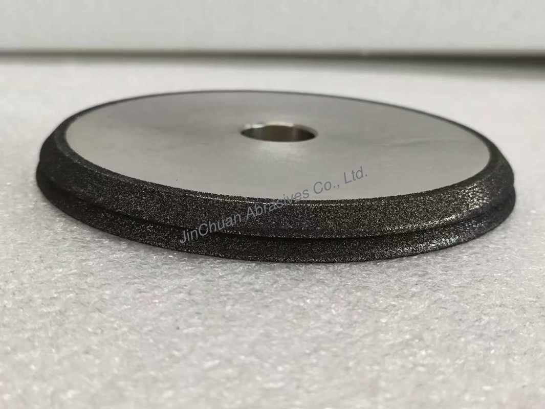 Customized Electroplated CBN Grinding Wheel With Double Teeth Diameter 125mm