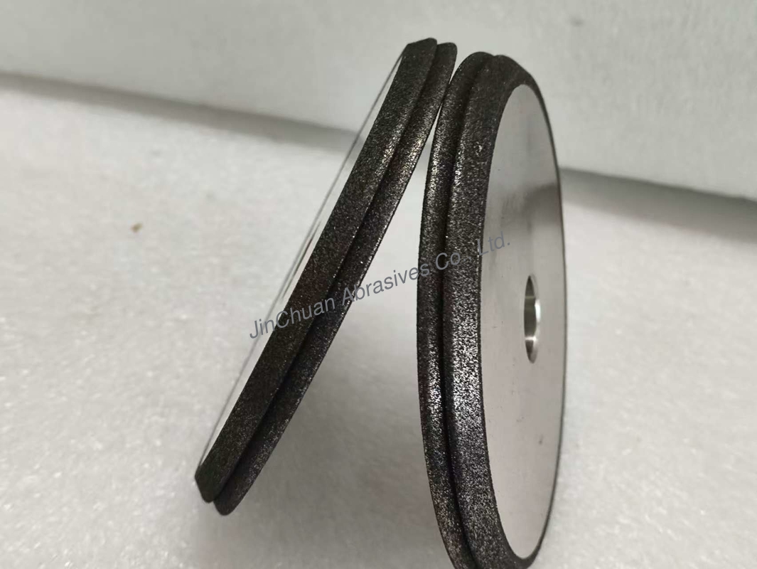 Customized Electroplated CBN Grinding Wheel With Double Teeth Diameter 125mm