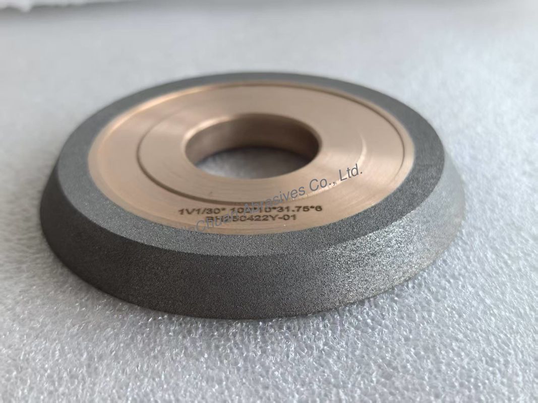 CNC Machine 1V1 Hybrid Bonded Grinding Wheels With 20 30 Degrees
