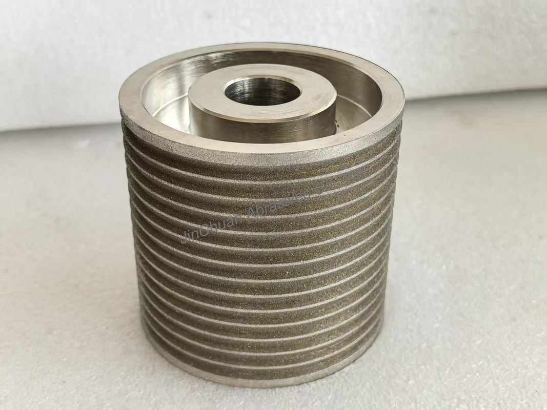 Special Size And Shape Amber Color Electroplated Bonded Cbn Wheels For Grinding And Sharpening