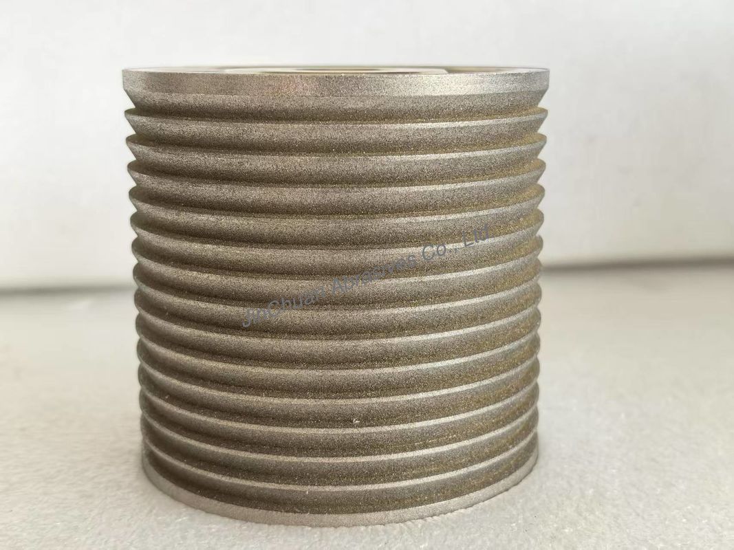 Special Size And Shape Amber Color Electroplated Bonded Cbn Wheels For Grinding And Sharpening