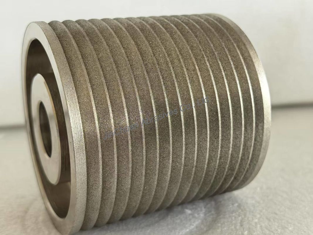 Special Size And Shape Amber Color Electroplated Bonded Cbn Wheels For Grinding And Sharpening