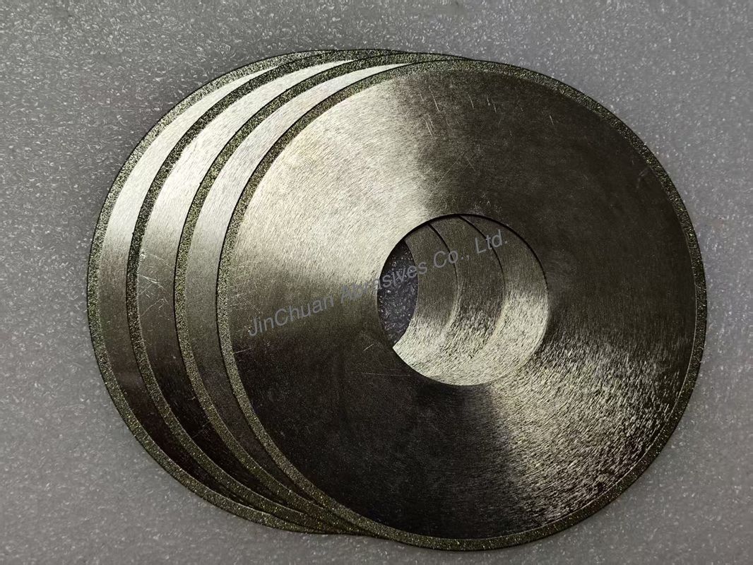 1A1 127mm*1.55mm*44.45mm*3mm  D100/120 Electroplated Diamond Grinding Wheel