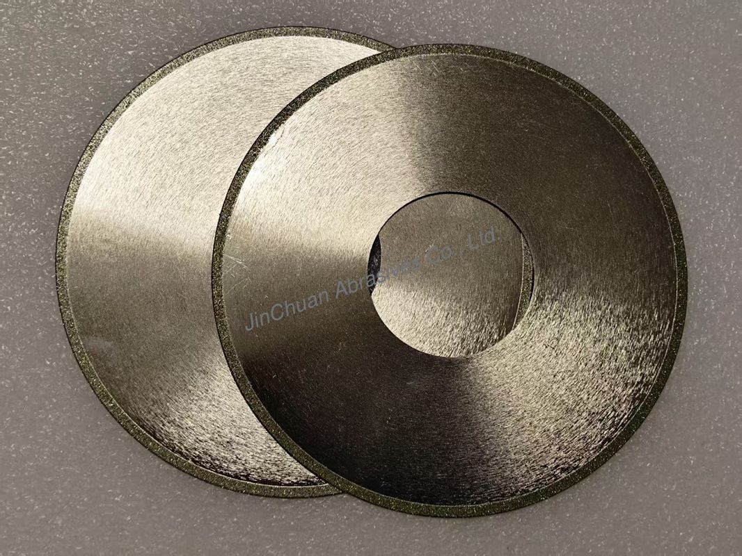 1A1 127mm*1.55mm*44.45mm*3mm  D100/120 Electroplated Diamond Grinding Wheel