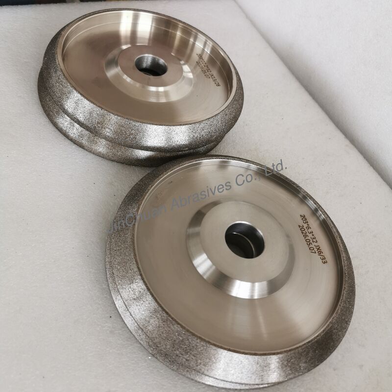 Custom sizes Electroplated CBN Grinding Wheels for bandsaws