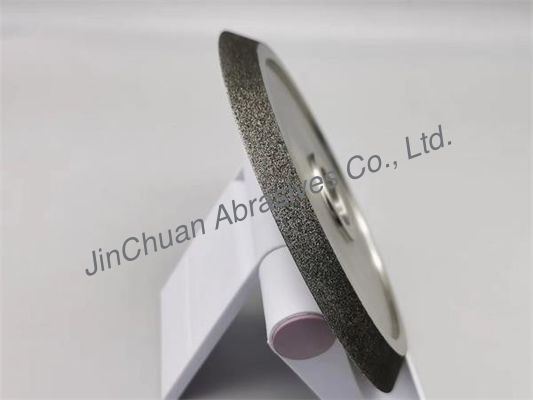 جسم فولاذي مطلي CBN عجلات طحن 120 مم * 20 مم * 8 مم مقاومة للاهتراء