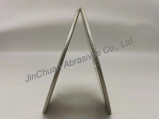 1F1 CBN قرص طحن عجلة قطع الماس 100 * 2.8 * 22 * ​​3 مم مع نصف قطر R1.4