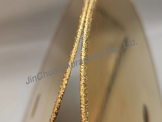 1A1R CBN الماس طحن عجلة 210 * 0.8 * 20 * 2 مم مع تيتانيك