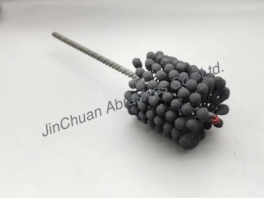 60 * 80 * 200 اسطوانة مرنة كربيد السيليكون فرشاة شحذ 600 حصباء