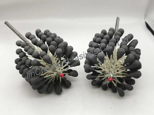 90 * 80 * 200mm 60 Grit Flex Hone Brush لإزالة الأزيز