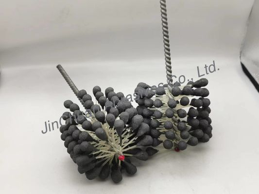 90 * 80 * 200mm 60 Grit Flex Hone Brush لإزالة الأزيز