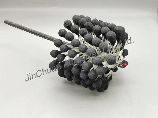 90 * 80 * 200mm 60 Grit Flex Hone Brush لإزالة الأزيز