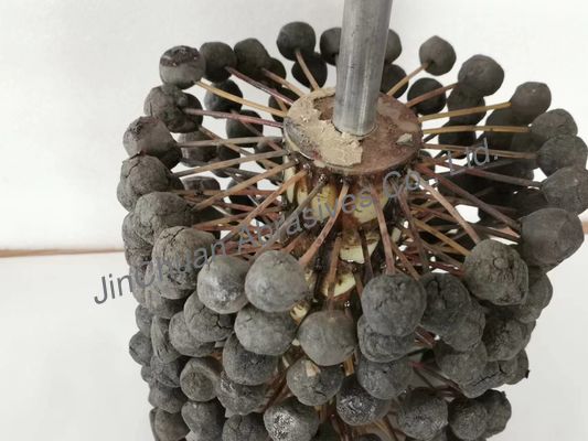 220 * 250 * 400mm محرك اسطوانة شحذ فرشاة تلميع الكرة رئيس الحفرة الداخلية SIC180 #