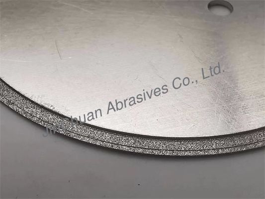 B46 عجلة جلخ CBN مطلية بالكهرباء لقطع كربيد 80 1152.5 0.4