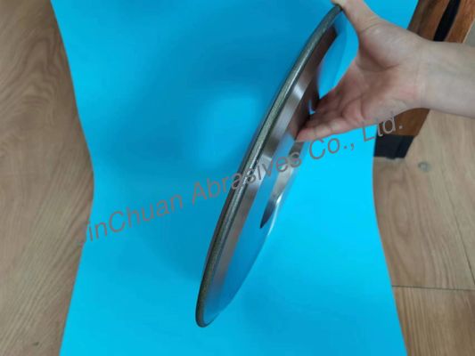 14FF1 عجلات طحن ماسية فضية مطلية بالكهرباء D120 / 140350 * 20 * 127 * 7 * 307 * 5