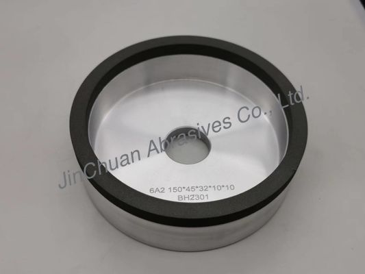 عجلة طحن على شكل كوب لراتينج HSS Steel 6A2 150mm Cbn