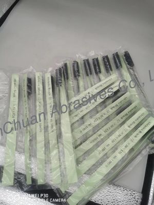 الكفاءة العالية الكربيد السيليكونية مستديرة شحذ فرشاة مطحونات المقبض المعدني