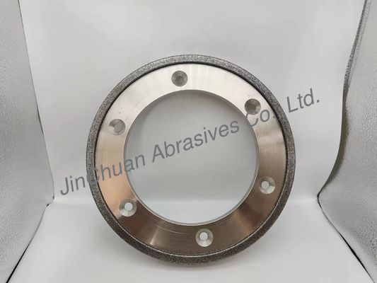 عجلة طحن إلكترونية ربط CBN للصلب الحديدي 6 ثقوب الماس طاحونة قرص 254mm
