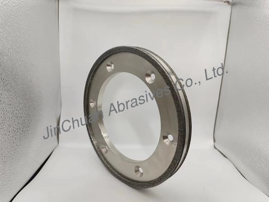 عجلة طحن إلكترونية ربط CBN للصلب الحديدي 6 ثقوب الماس طاحونة قرص 254mm