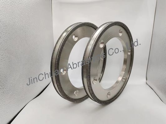 عجلة طحن إلكترونية ربط CBN للصلب الحديدي 6 ثقوب الماس طاحونة قرص 254mm