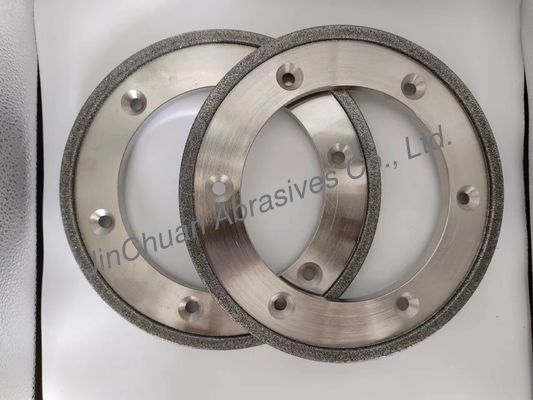 عجلة طحن إلكترونية ربط CBN للصلب الحديدي 6 ثقوب الماس طاحونة قرص 254mm