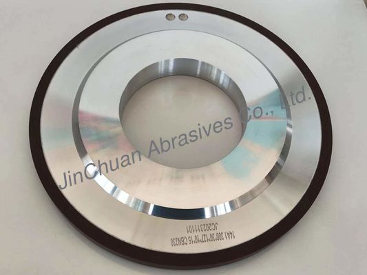 14A1 300mm عجلة Cbn المسطحة للطحن الأسطواني وبرمج عجلة الماس