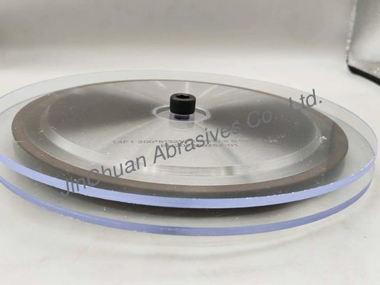 R0.8mm 200mm عجلة طحن ملزمة بالعقدة CBN عجلات حادة