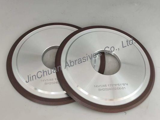 عجلات الراتنج الماسية 14v1 ، قطر 175 ، زاوية 45