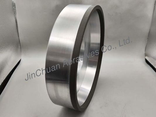 6A2 الراتنج رابطة CBN عجلات طحن مع قطر 203mm ثقب داخلي 84mm سمك 51mm