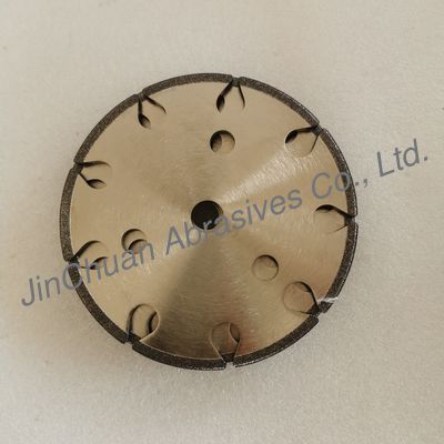 B80/100 145*4.8 * 16*6 ملم ديناساو CBN عجلات طحن إعصارية لتحديد المنشارات السلاسل