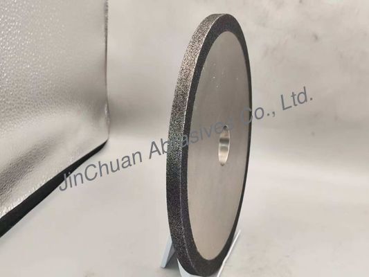 عجلات طحن CBN المصفوفة بالكهرباء 200 * 9.5mm مع نصف قطرها 0.38mm للطحن الدقيق والتشطيب السطحي السلس