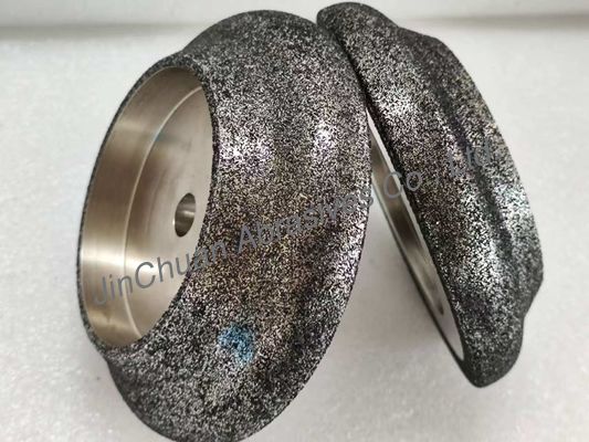 عجلة طحن CBN المصفاة بالكهرباء للشريط شفرة الشريط مع قطر الجسم الفولاذي 127mm