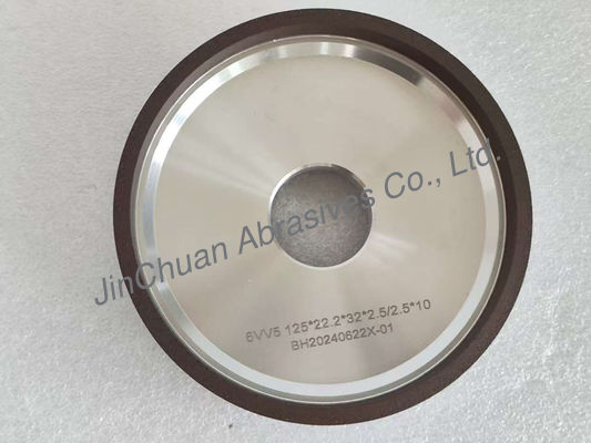 6VV5 مزدوجة الشبكات عجلة طاحونة الماس الراتنج رابطة طحن قرص D151/D64 عجلة الماس