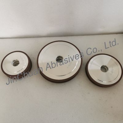 14A1 200mm D107 الراتنج رابطة الماس طاحونة للشحذ السكين المستقيم قطع للآلات الخشبية