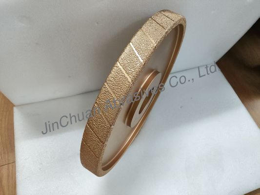 400ملم حبوب الخام الفراغية محصنة عجلة الديامونغ D25/30 عجلة طحن للحديد الزهري