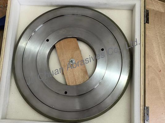 قطر 609.6mm Grit D170/200 عجلة طحن الماسية المصفاة بالكهرباء لطحن أنابيب ألياف الكربون