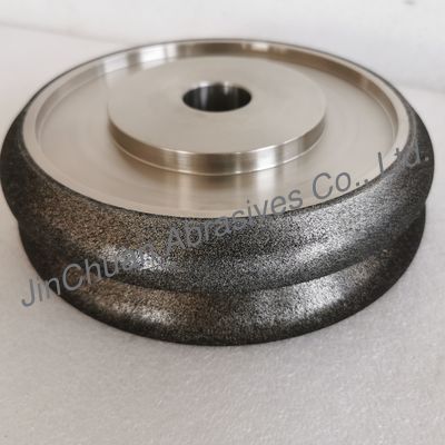 8" 203.2mm*23mm*31.75mm WM 10/30 B181 عجلة طحن CBN مطلية بالكهرباء