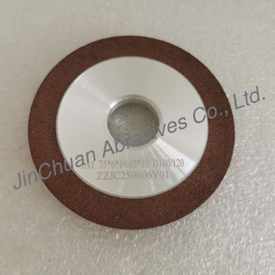 1A1 75*6*32*19.05*10mm D100/120 عجلة طحن الماسية
