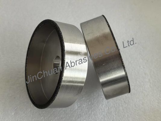 عجلة كوب 6A2 لشفرة المنشار المصنوعة من ستيلايت للطحن والشحذ، عجلة مربوطة بالكهرباء