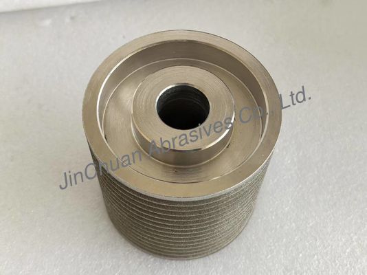 الحجم والشكل الخاصون لون اللون الحمراء عجلات Cbn المقيدة بالكهرباء للطحن والشحذ