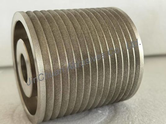 الحجم والشكل الخاصون لون اللون الحمراء عجلات Cbn المقيدة بالكهرباء للطحن والشحذ