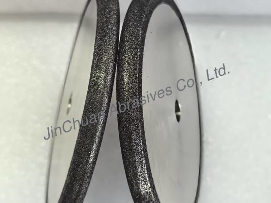 عجلات تجليخ CBN مطلية بالكهرباء عالية الأداء مع قرص شحذ نصف قطري 125 مم