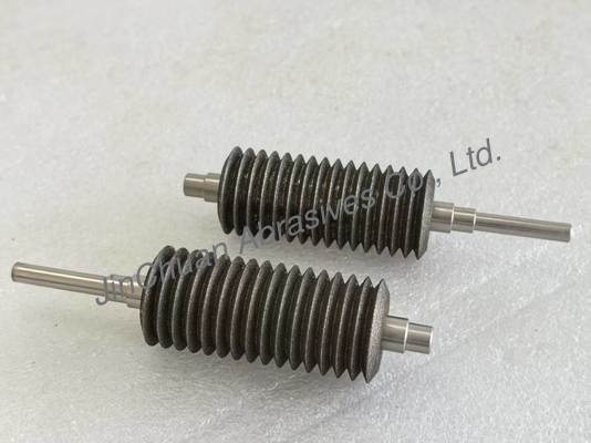 عجلة طحن CBN غير قياسية مخصصة بالكهرباء 30 * 122.5 * 6 * 3 ملم لتحديد شفرات المنشار متعددة الأدوات ((BIM ، HCS ، HSS)