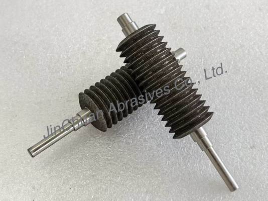 عجلة طحن CBN غير قياسية مخصصة بالكهرباء 30 * 122.5 * 6 * 3 ملم لتحديد شفرات المنشار متعددة الأدوات ((BIM ، HCS ، HSS)