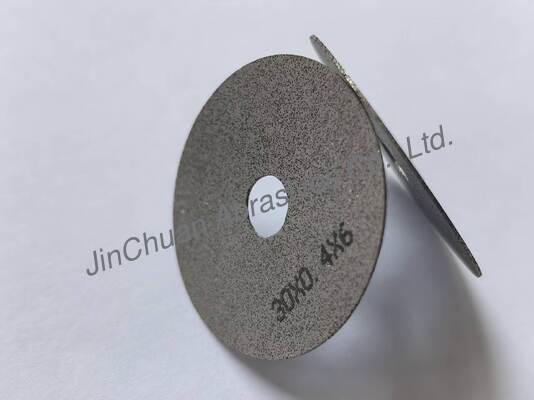 0.4mm عشاء رقيقة شريحة كسارة ربط المعدنية cbn عجلة قطع 1A8 للسلاتر