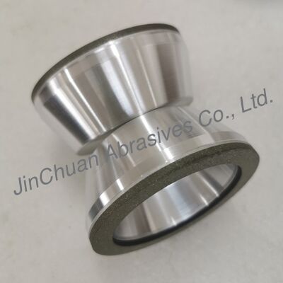 11A2 الراتنج رابطة CBN طاحونة 90 * 35T * 10 * 10 * 3mm طحن جاف B126