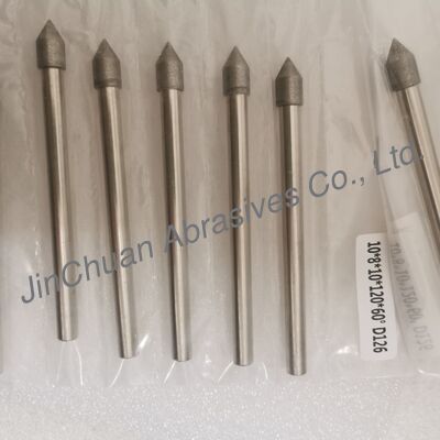 10*8*10*120ملم مصنوعة خصيصاً 30°-120° D126 قطع طحن مصقولة بالكهرباء للكربيد المصنوع من الاسمنت